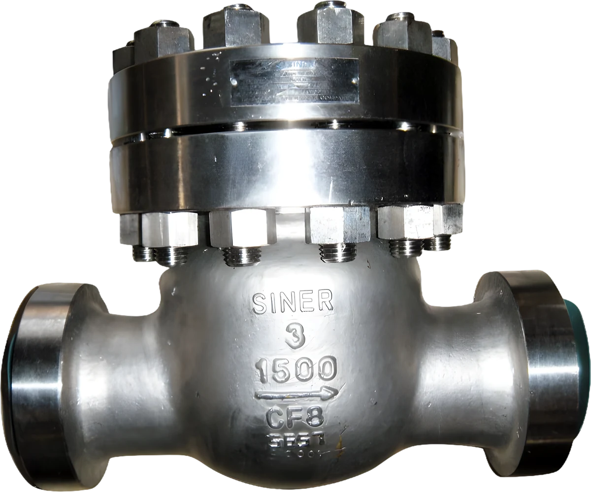 SINER stainless steel check valve, Class 1500