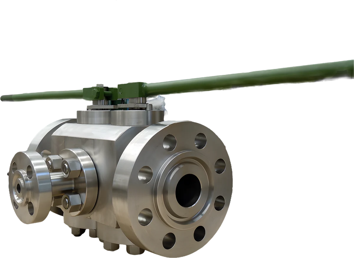 Forged stainless steel ball valve